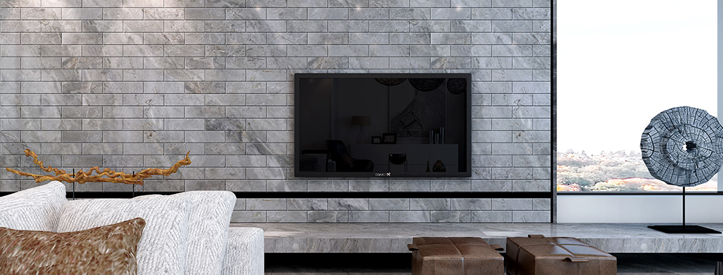 卡門灰電視背景墻